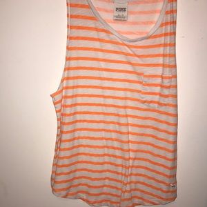 Orange VS Pink Muscle Tank